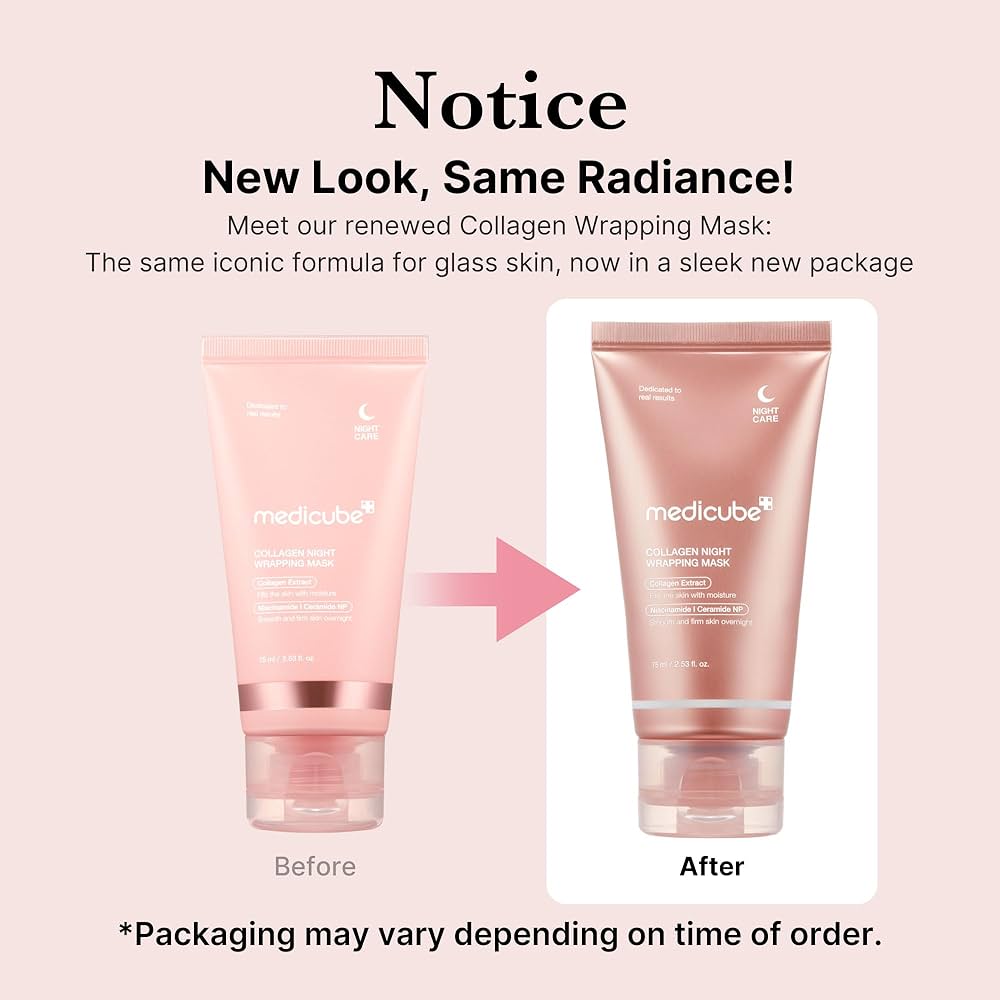 Collagen Night Wrapping Mask – Overnight Elasticity Boost (Buy 1 Get 1 Free) - Zahra Lab