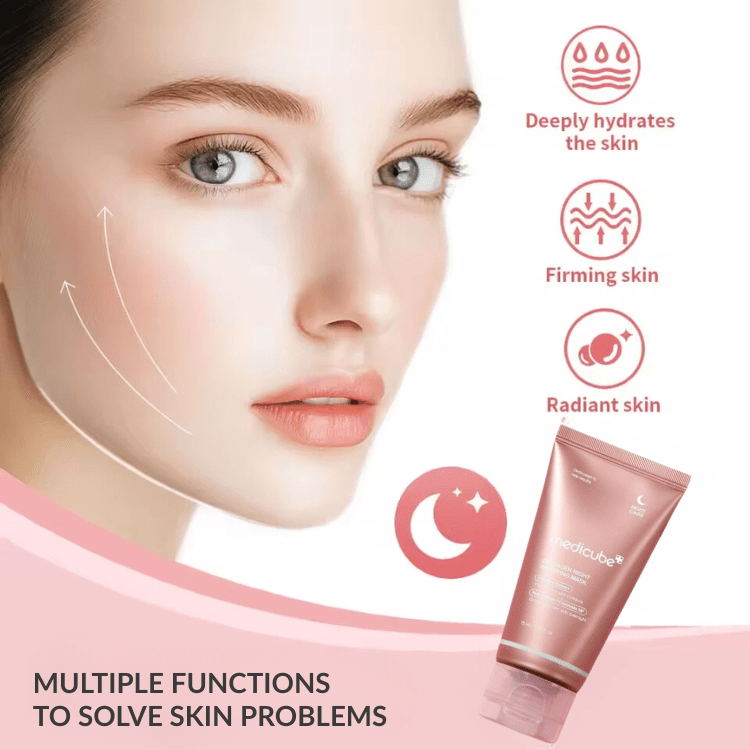 Collagen Night Wrapping Mask – Overnight Elasticity Boost (Buy 1 Get 1 Free) - Zahra Lab