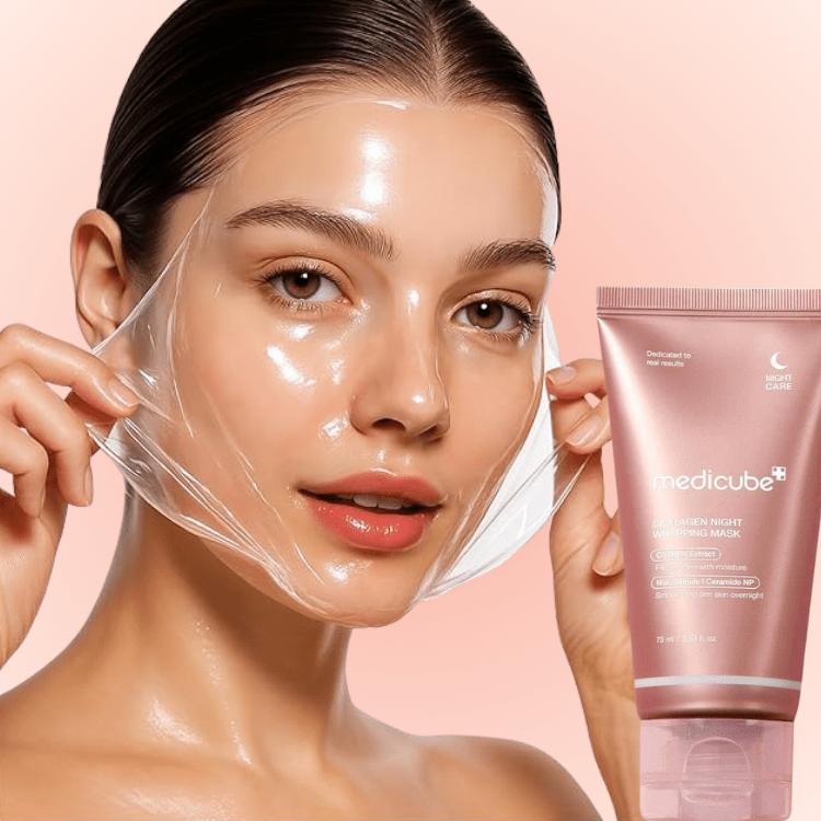 Collagen Night Wrapping Mask – Overnight Elasticity Boost (Buy 1 Get 1 Free) - Zahra Lab