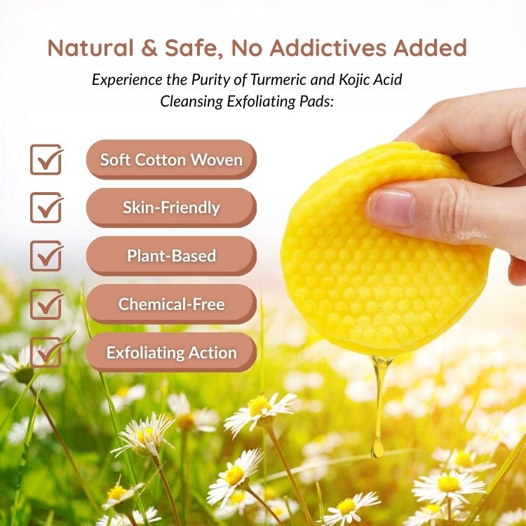 Turmeric & Kojic Cleansing Pads - Zahra Lab