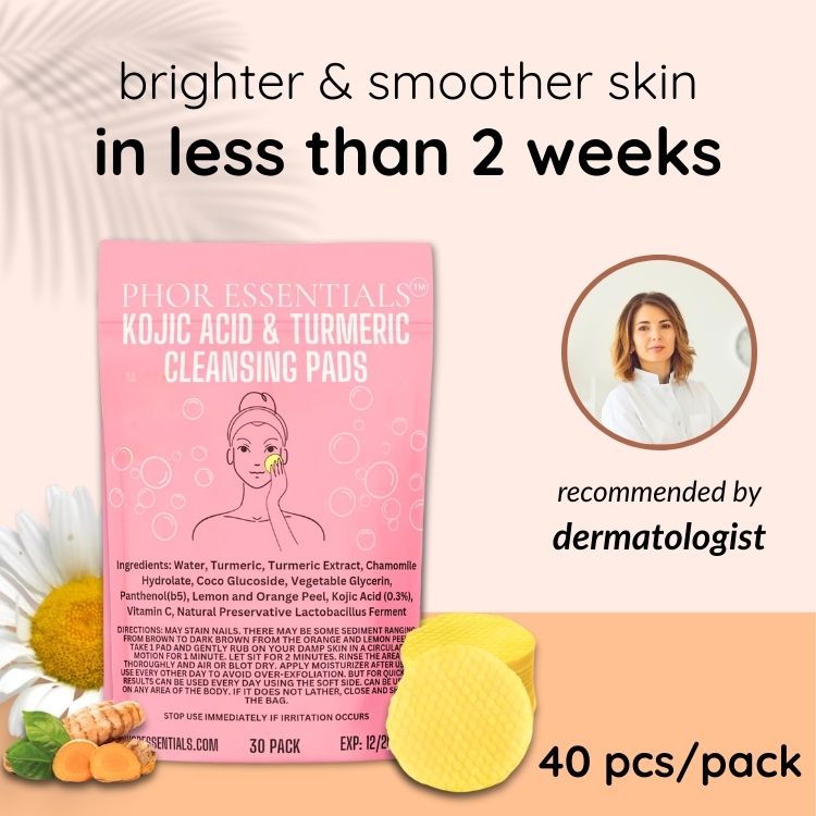 Turmeric & Kojic Cleansing Pads - Zahra Lab